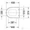 0020092600 DURAVIT Сиденье soft-close, 37х57 см, белая матовая