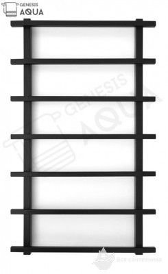 21.Kioto Light GENESIS AQUA 120х53 см, нержавеющая сталь, G 1/2