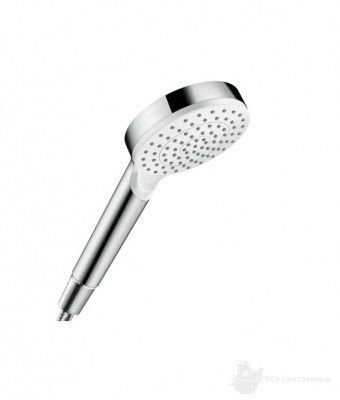 26331400 Crometta Ручной душ 100 мм, 1 тип струи, хром - белый