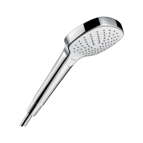Ручний душ Hansgrohe Croma Select  E Vario 110 мм, 3 типа струменю, білий-хром (26812400)