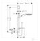 27856400 Raindance Select E Душевой набор, ручной душ 150 мм - 3 режима, штанга 0,65 м, хром - белый