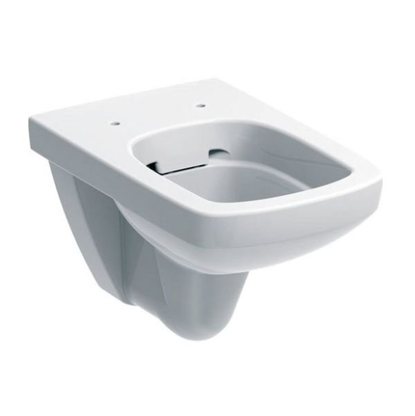 Унітаз підвісний Geberit Selnova Square лійкоподібний Rimfree, 53x34 см, Білий (500.275.01.1)