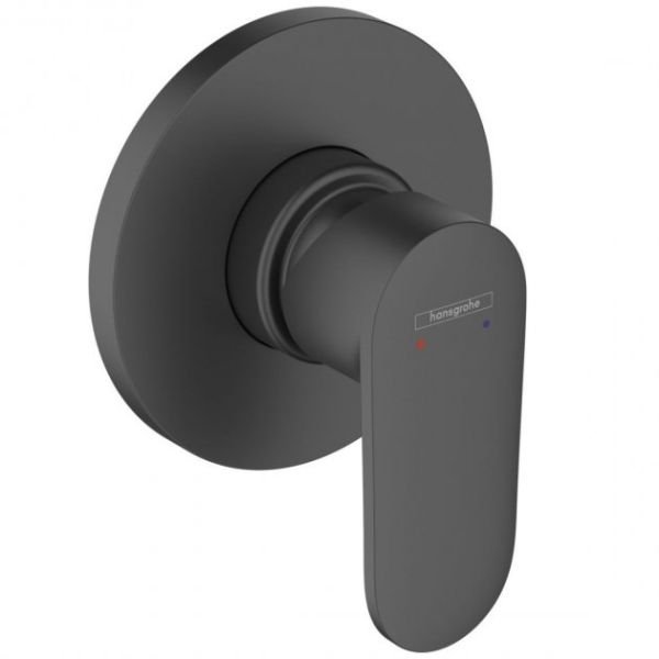 Змішувач для душа Hansgrohe Vernis Blend прихованого монтажу D110, чорний матовий (71649670)
