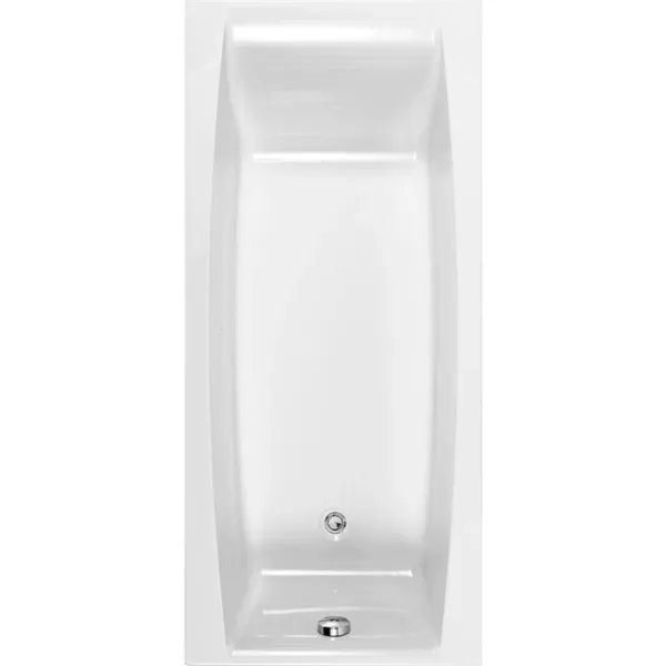 Ванна акрилова Cersanit Virgo прямокутна 170х75 см, Біла + ніжки (S301-045)