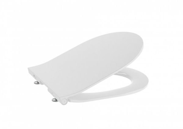 Сидіння для унітазу Roca Gap Round Slim Compacto овальне з плавним спуском, Біле [A801D22003]