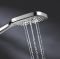 Ручний душ Grohe Rainshower Smartactive Cube 130, квадратний 3 види струменю, Хром [26582000]