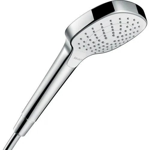 Ручний душ Hansgrohe Croma Select E Vario 110, круглий 3 види струменю, Хром білий [26812400]