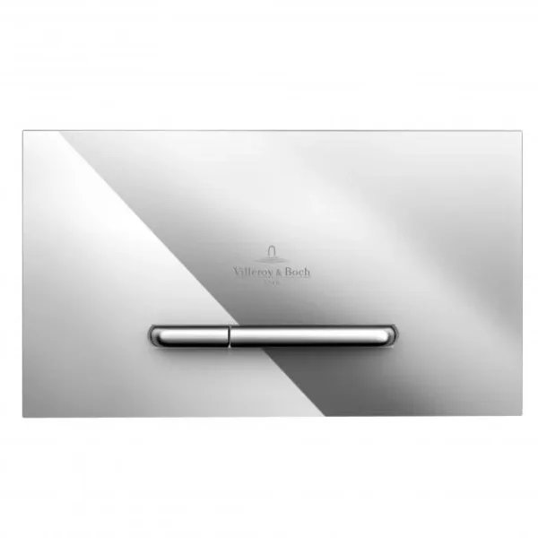 Змивна клавіша Villeroy&Boch Viconnect прямокутна пластикова 25,3х14,5 см, Хром [92218061]