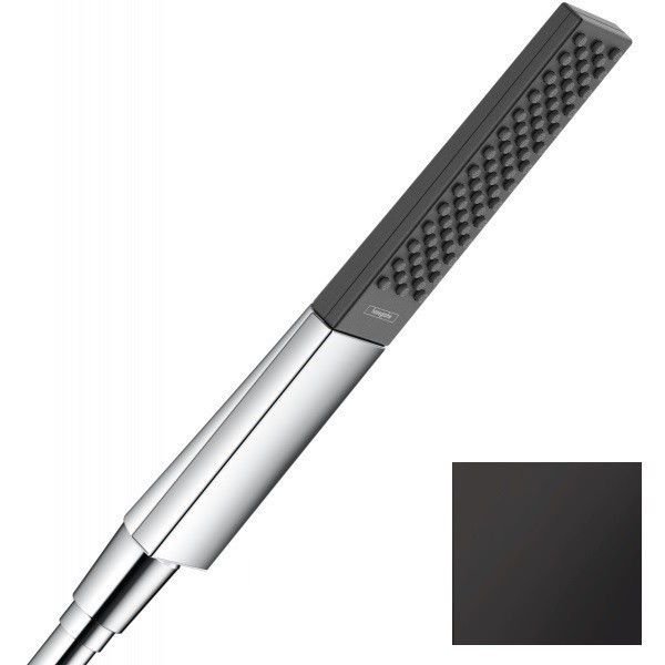 Ручний душ-паличка Hansgrohe Rainfinity 100, 1 вид струменю, чорний матовий [26866670]