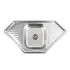 Кухонна мийка з нержавіючої сталі PLATINUM 9550в декор, 0,8/180 мм, Хром (000000636)