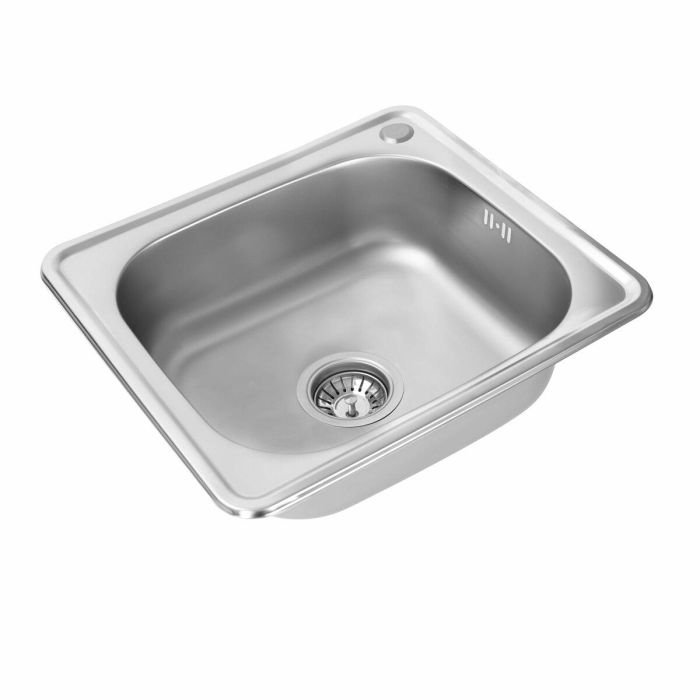 Кухонная мойка Platinum 4842 из нержавеющей стали 0,6 мм, 48x42 см, Прямоугольная, Сатин (SP000016241)