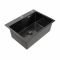 Кухонная мойка Platinum Handmade PVD 600х450х220 из нержавеющей стали 3,0 мм, 60x45 см, Прямоугольная, Черная