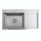 Кухонная мойка Platinum Handmade 780х430х220 L из нержавеющей стали 3 мм, Квадратный сифон, Прямоугольная