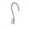 Смеситель кухонный гибкий Platinum KT 92 однорычажный из нержавеющей стали, Серый (000034766)