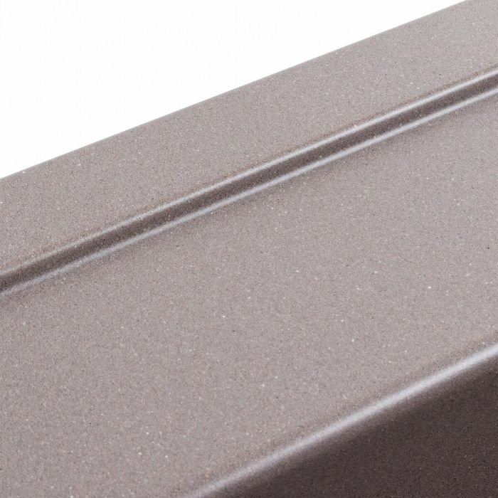 Гранітна мийка для кухні Platinum 4050 KORRADO матова Дюна