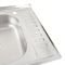 Кухонная мойка Рlatinum 6050 L из нержавеющей стали 0,5 мм, 60x50 см, Прямоугольная, Сатин (SP000009780)