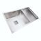 Кухонная мойка Platinum Handmade 780х440х230 L из нержавеющей стали 3 мм, Квадратный сифон, Прямоугольная