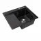 Кухонная мойка Platinum Handmade PVD R из нержавеющей стали 3 мм, 58x48x22 см, Прямоугольна Черная (000032278)