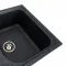 Кухонная мойка Platinum 7950 Equatoria гранитная глянцевая с креплением, 79x50 см, Графит (000035784)