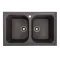 Кухонная мойка Platinum 7950 Equatoria гранитная глянцевая с креплением, 79x50 см, Микс (000035792)