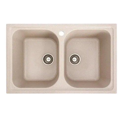 Кухонная мойка Platinum 7950 Equatoria гранитная глянцевая с креплением, 79x50 см, Сафари (000035794)
