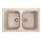 Кухонная мойка Platinum 7950 Equatoria гранитная глянцевая с креплением, 79x50 см, Сафари (000035794)