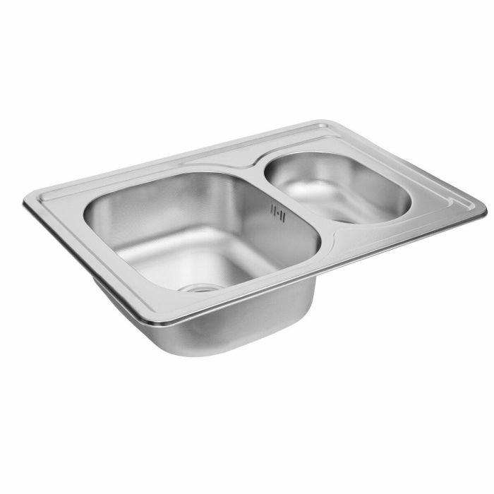 Кухонная мойка Рlatinum ДЕКОР 7050D из нержавеющей стали 0,8 мм, 70x50 см, Прямоугольная (SP000013152)