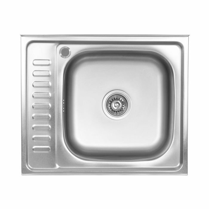 Кухонная мойка Рlatinum 6050 R из нержавеющей стали 0,7 мм, 60x50 см, Прямоугольная, Сатин (SP000000385)