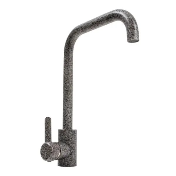 Смеситель кухонный Platinum KT 11 (3008B-FH) поворотный, однорычажный из нержавеющей стали, Микс (SP000033465)