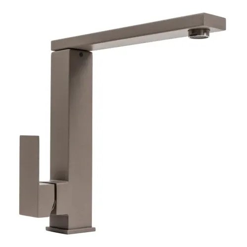 Смеситель кухонный Platinum 30 FHP (8569S) поворотный, однорычажный из нержавеющей стали, Дюна (SP000041069)