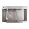 Кухонная мойка Platinum Handmade 78*50С R из нержавеющей стали 3.0 мм, 78x50x22 см, Квадратный сифон, Сатин
