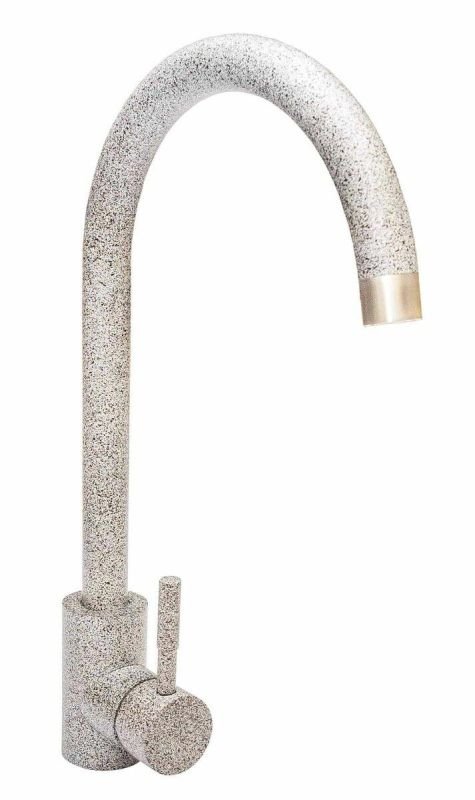 Смеситель кухонный Germece 0003 поворотный, однорычажный из нержавеющей стали, Микс (SP000024085)