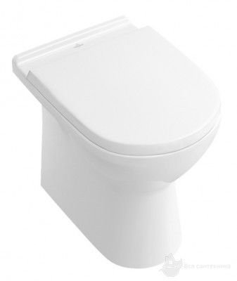 56571001 O.novo Унитаз 360*560 мм напольный под инсталяцию, пристенный  + 9M38S101 Крышка с функцией QuickRelease и SoftClosing