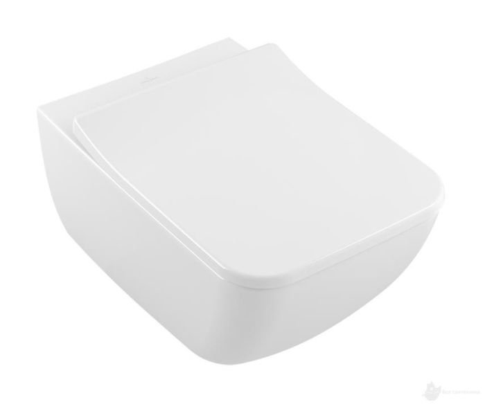 5663RS01 Legato Унитаз подвесной 37*56 см Direct Flush 5663R001 + 9M95S101 Крышка SlimSeat с функцией Quick Release и Soft Closing