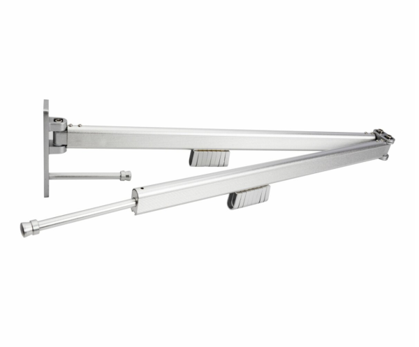 Вешалка для одежды Platinum V 152 двойная, складная, Серая (SP000034786)