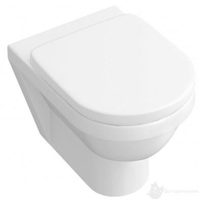 56741001 Architectura Унитаз консольный 370*560 мм + обычная крышка для унитаза 98M96101