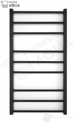 2.Tristar square GENESIS AQUA 100х53 см, нержавеющая сталь, G 1/2