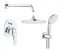 27269000 Crometta S Душевая система со смесителем, верхний душ 240 мм - 1 режим + ручной душ 100 мм - 2 режима, хром
