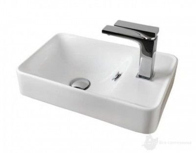 LML003 Раковина подвесная 45х27,5 см, цвет белый