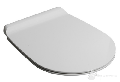 Кришка для унітазу VI01 Simas Vignoni повільного опускання,  56х36,5 см, Біла (VI004)