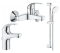 Набір змішувачів 4 в 1 GROHE BAU CURVE ванна/душ +кухня, Хром (UA122218K0)